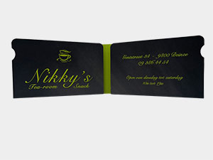 Mondmaskerhoesje Tea-room Nikky's Deinze